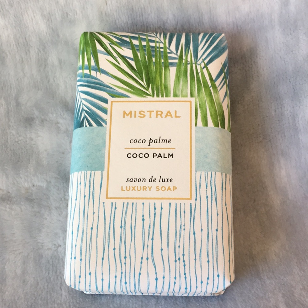 Mistral Scented Coco Palm Luxury Hand Soap Made in France 3.14oz shea butter